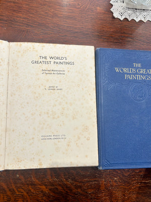 The worlds greatest paintings-printed by Odhams press 1934