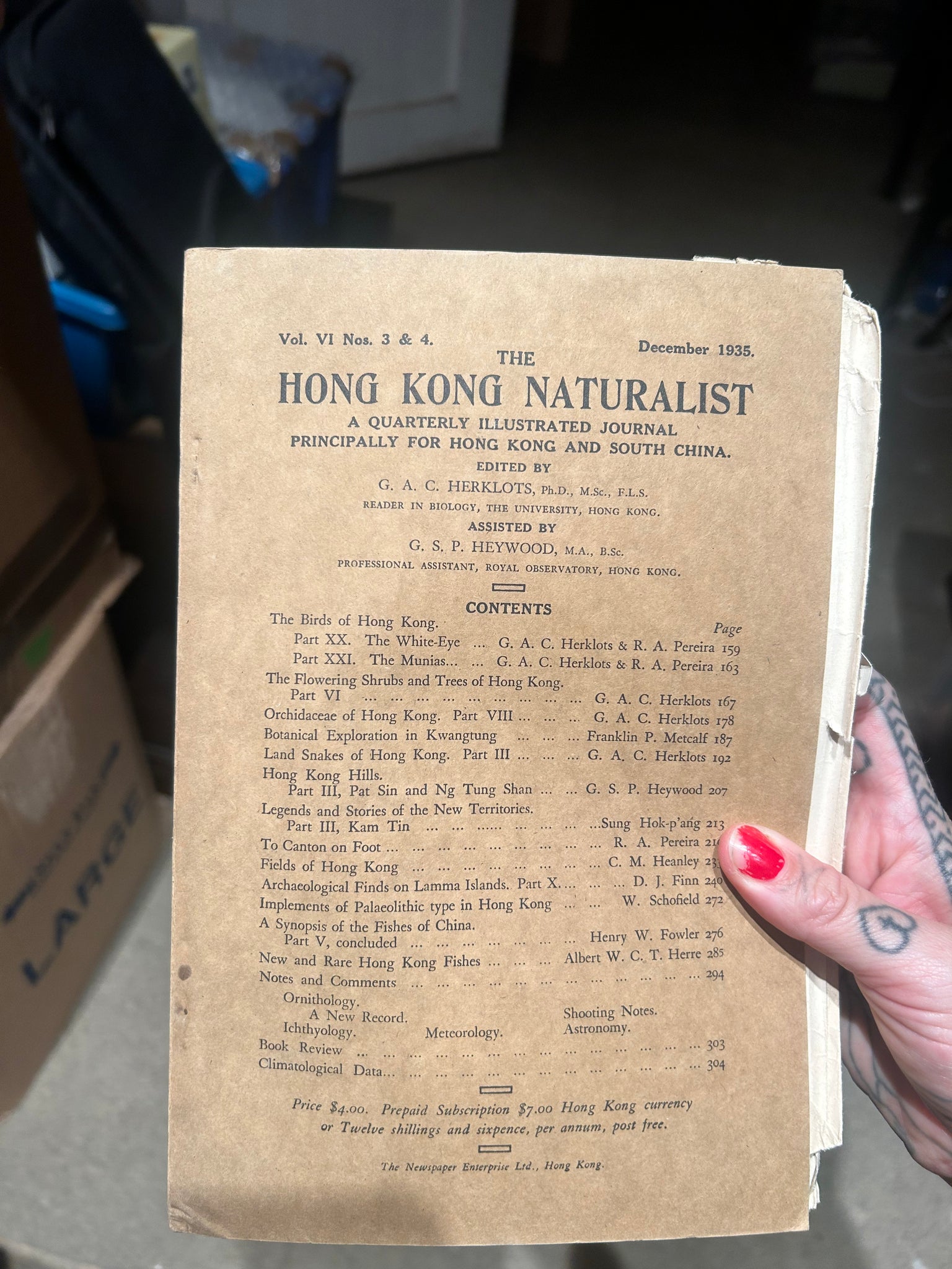 Hong kong naturalist