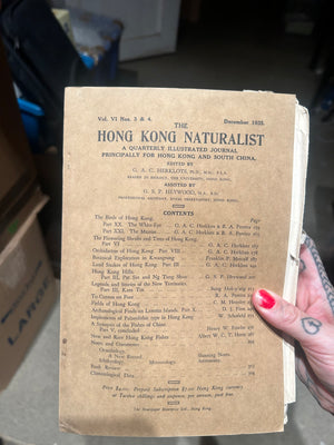 Hong kong naturalist